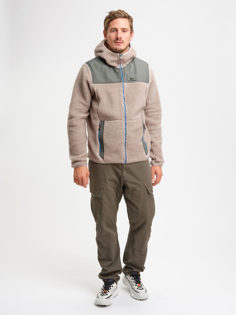 Elevenate Men's Glacier Pile Hood, ginger beige - Bild 2