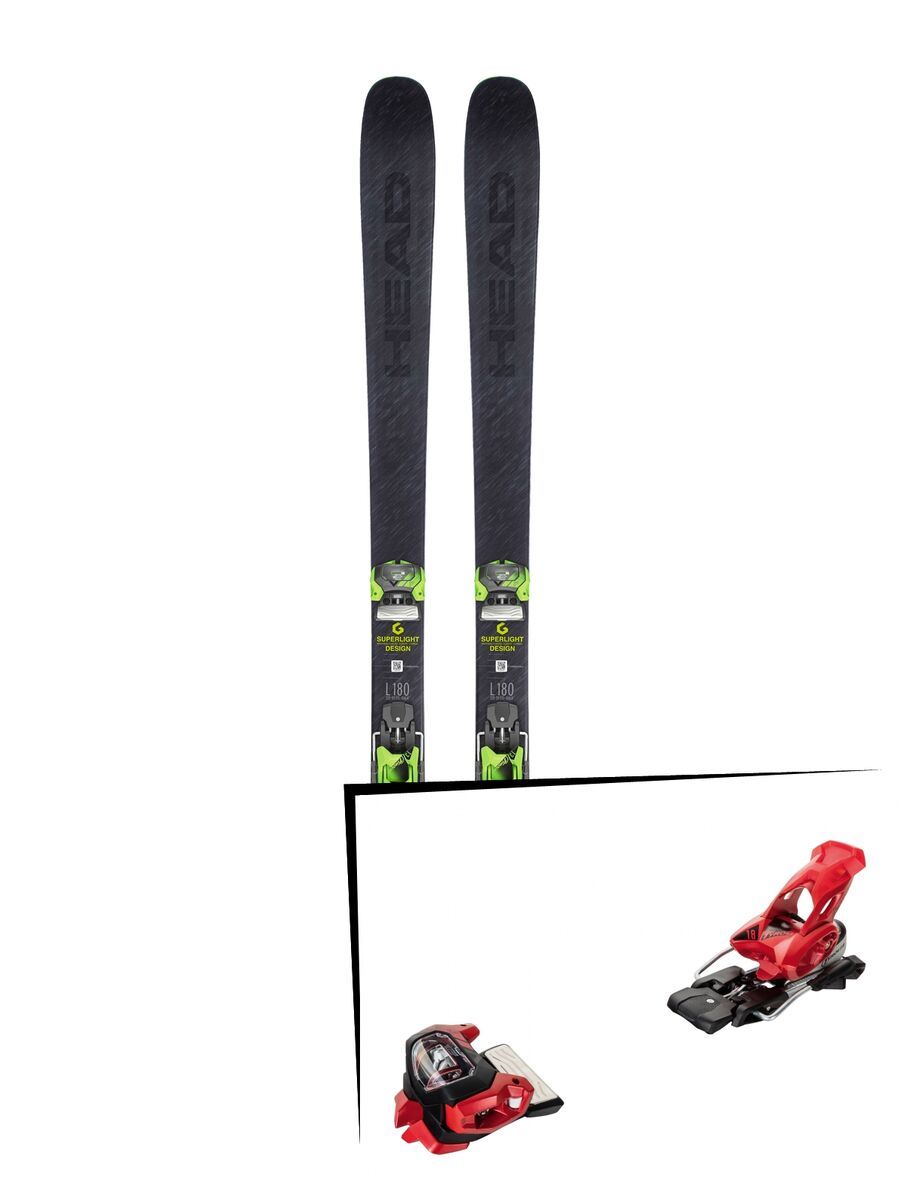 Set: Head Kore 93 2019 + Tyrolia Attack² 18 X GW red - Bild 1