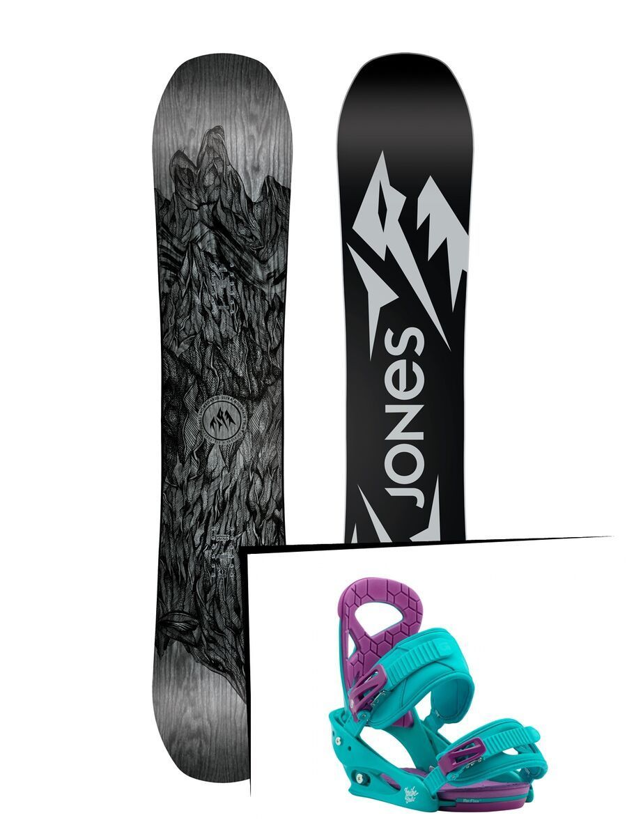 Set: Jones Ultra Mountain Twin 2019 + Burton Scribe Smalls (1931108S) - Bild 1