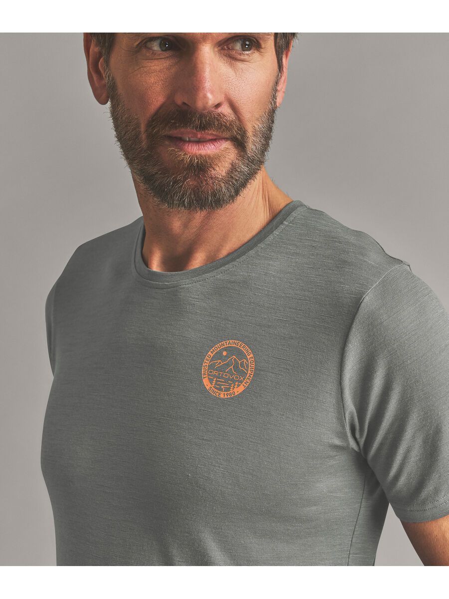 Ortovox 185 Merino MTN Badge TS M, dark sage - Bild 5
