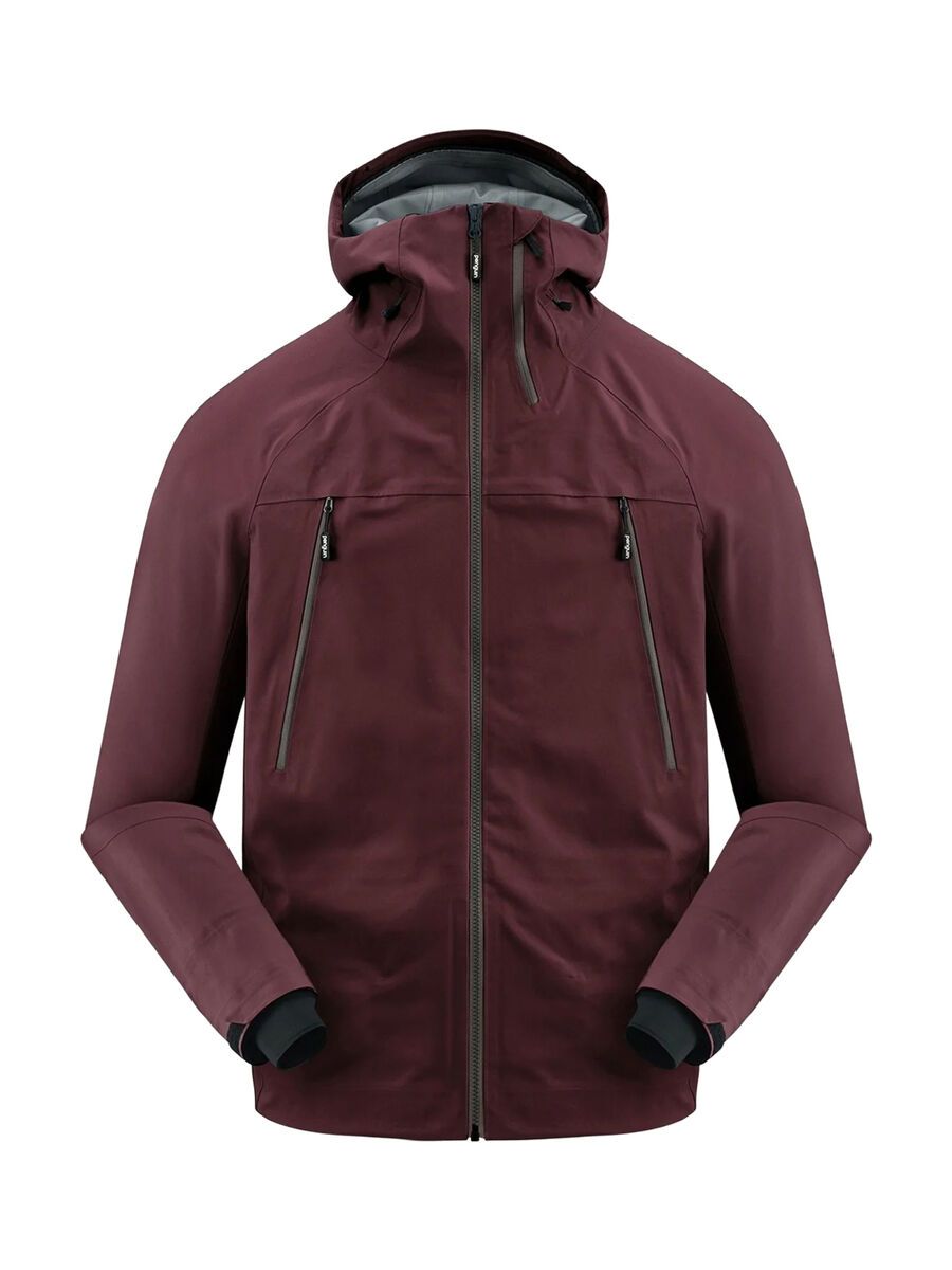Penguin Männer 3 Lagen Dermizax Shell Jacke, dirty plum - Bild 1