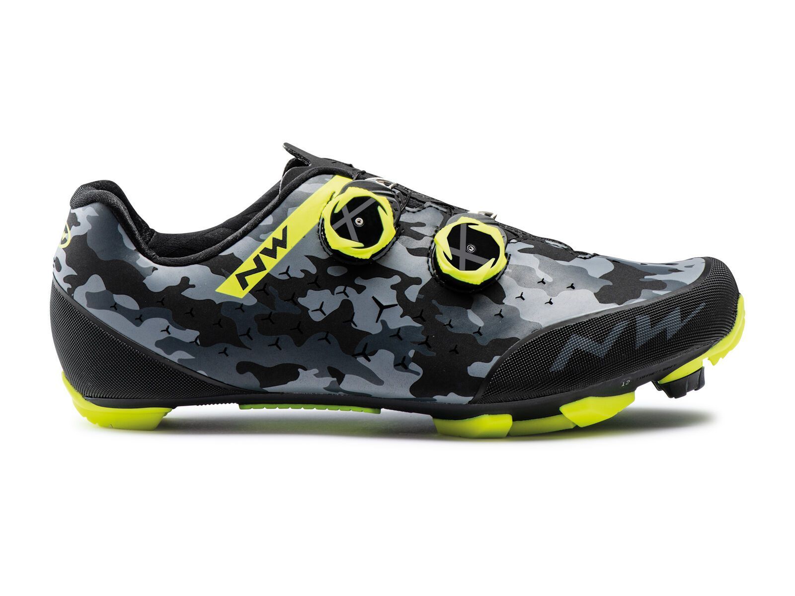 Northwave Rebel 2, camo black/yellow fluo - Bild 1