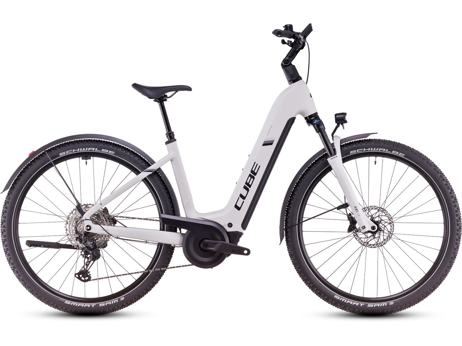 Cube Nuride Hybrid EXC 800 Allroad Easy Entry, cotton´n´silver - Bild 1