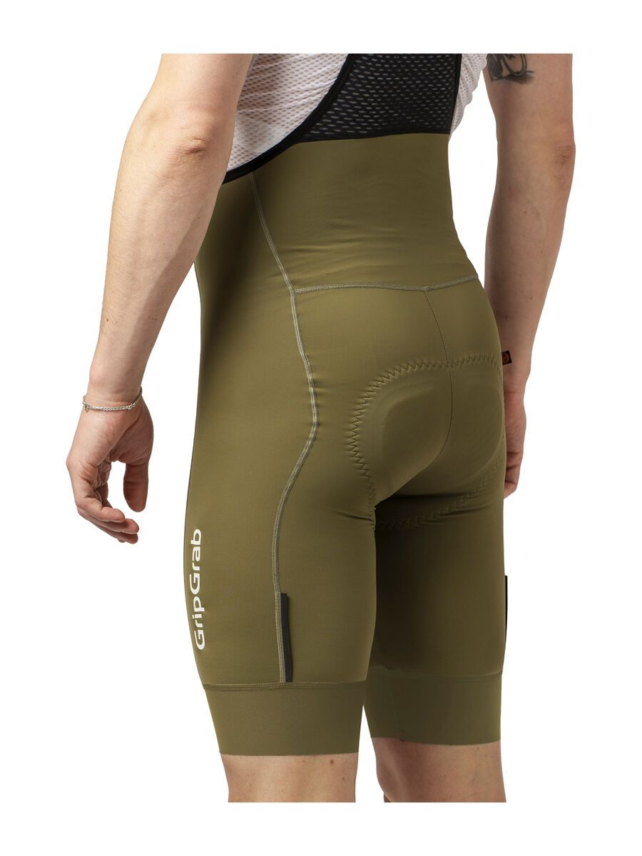 GripGrab PACR Bib Shorts, olive green - Bild 8