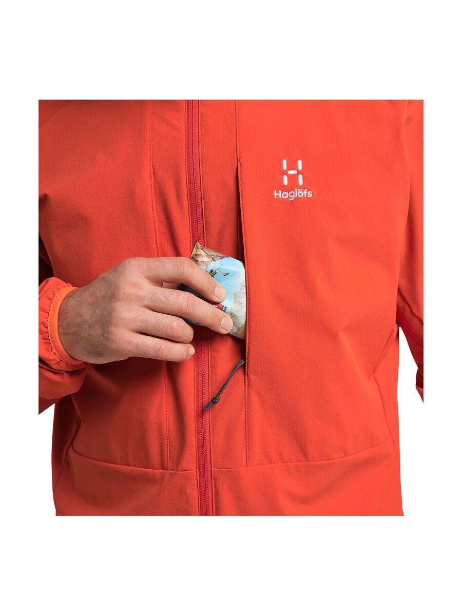 Haglöfs Discover Touring Jacket Men, habanero - Bild 7