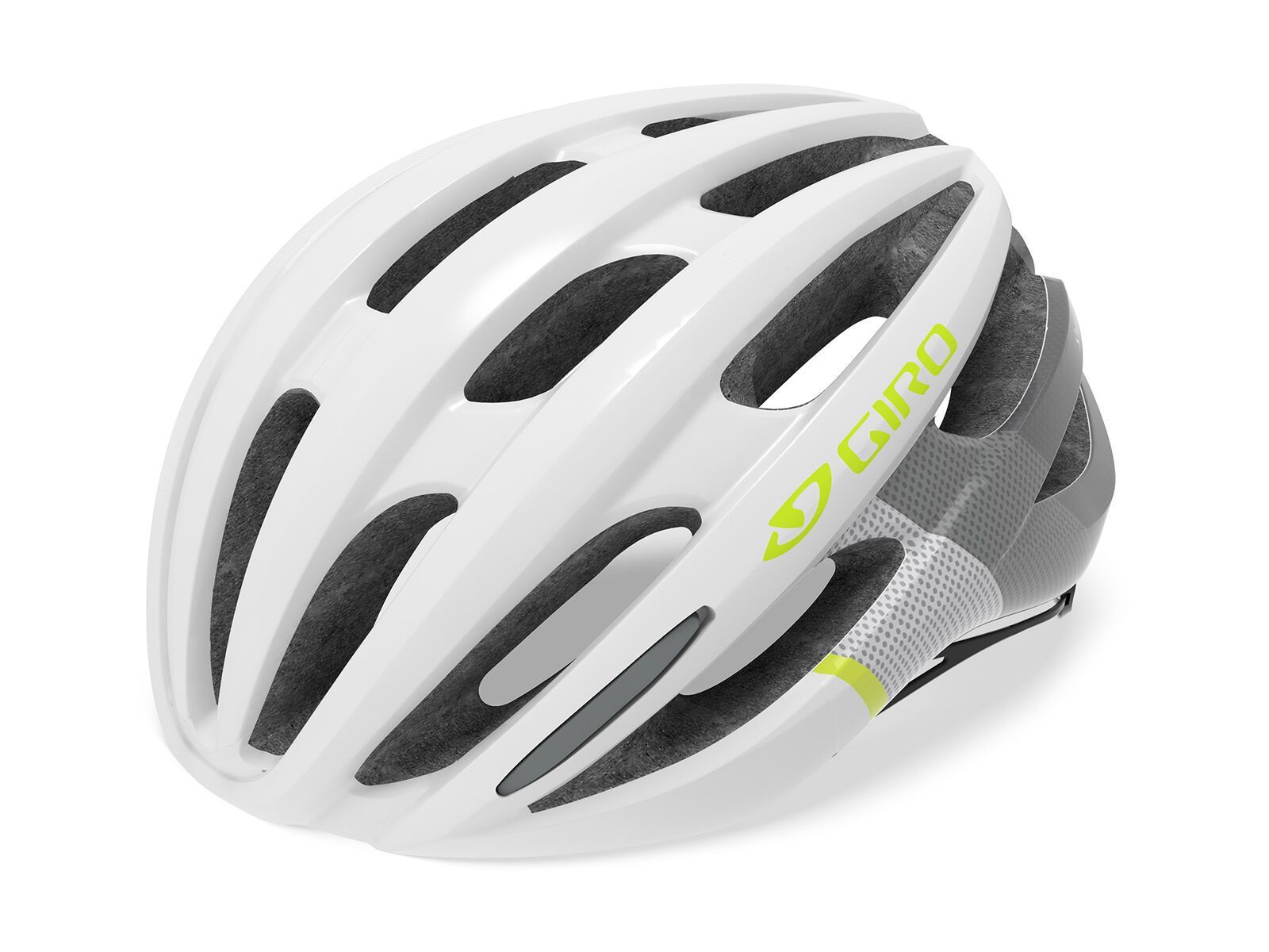 Giro Saga, matte white/citron - Bild 1