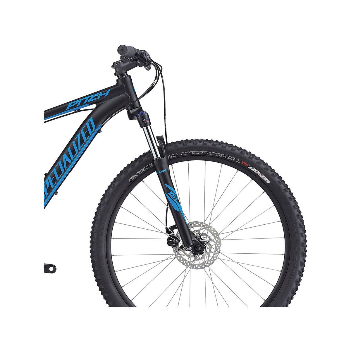 specialized pitch black and blue