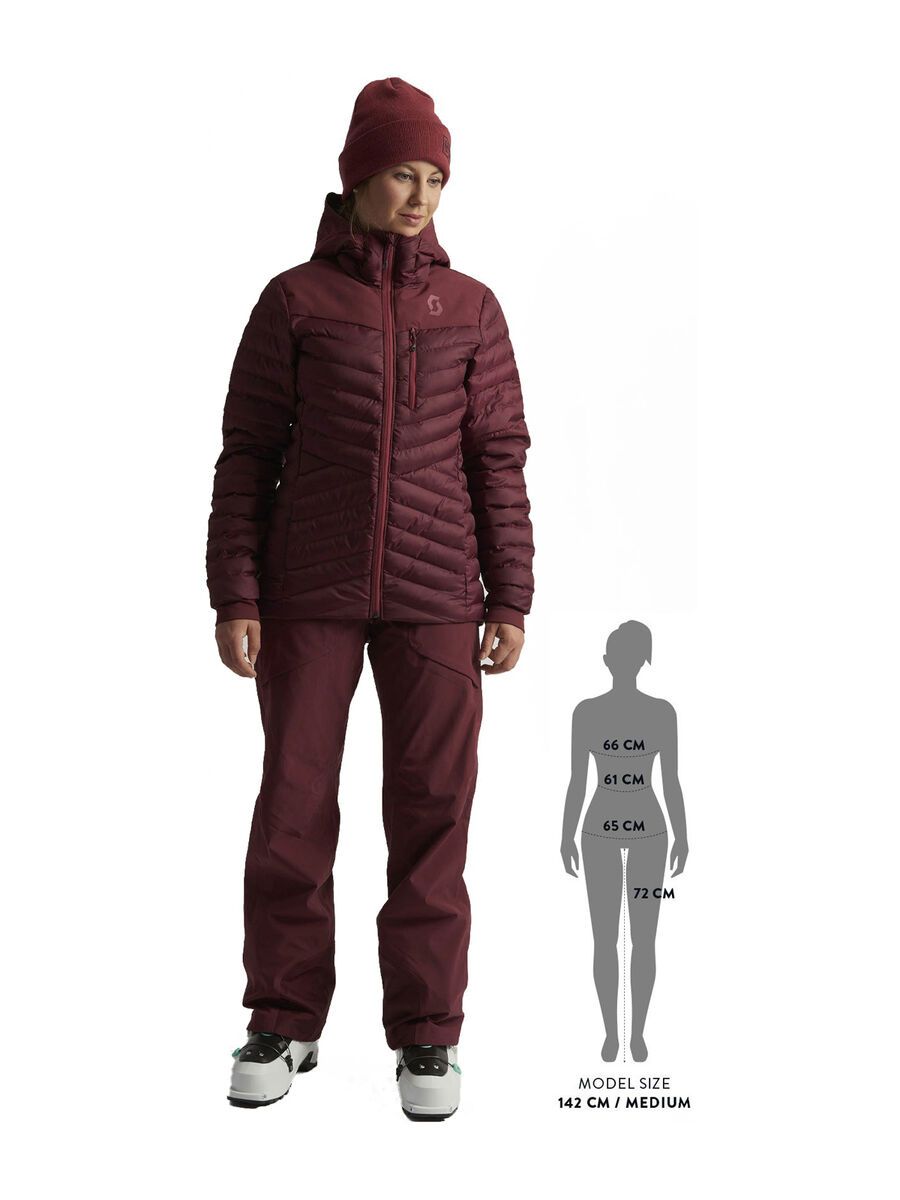 Scott Insuloft Warm Women's Jacket, amaranth red - Bild 4
