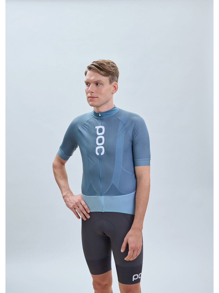 POC M's Essential Road Logo Jersey, calcite blue/mineral blue - Bild 5