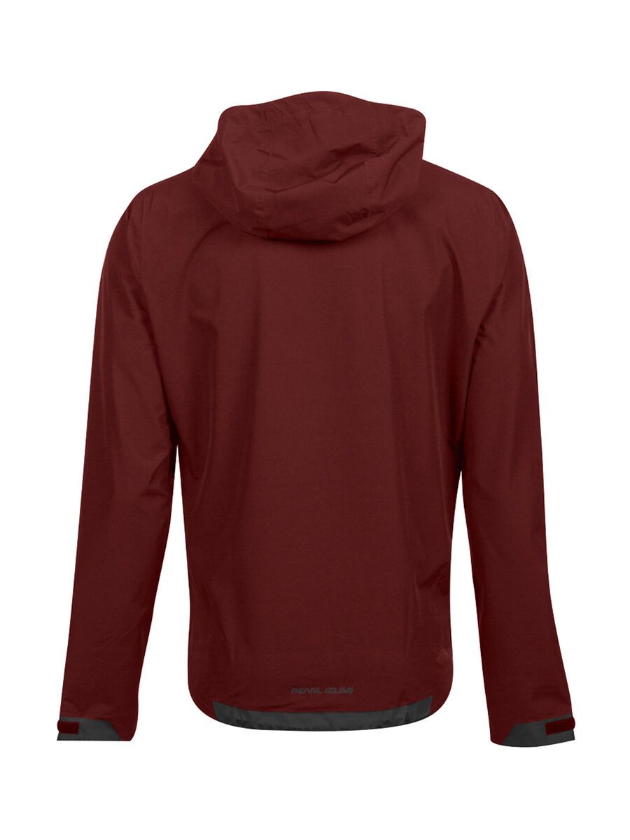 Pearl Izumi Monsoon WxB Hooded Jacket, garnet/lava - Bild 2