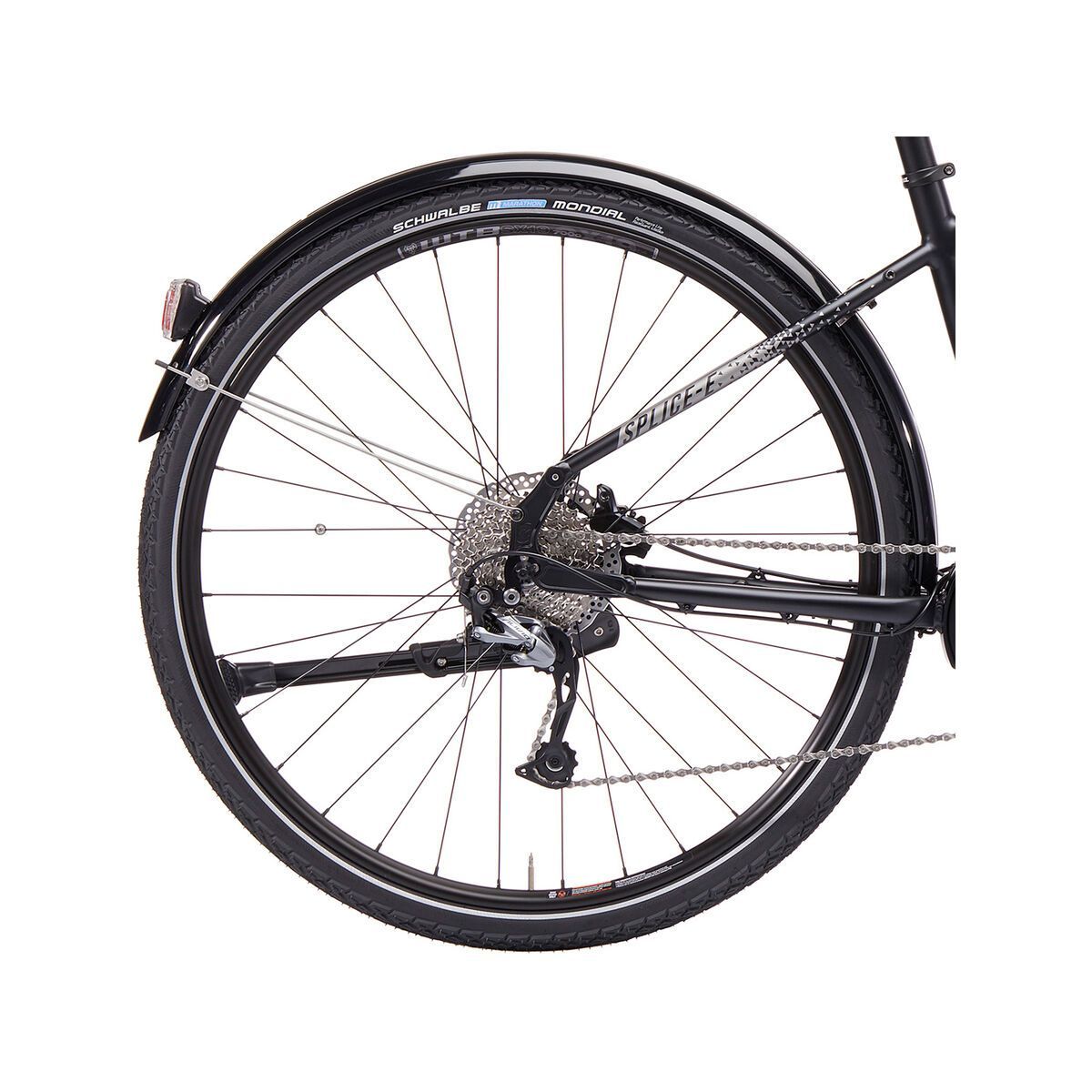 Kona Splice-E, matt black w/ dark silver decals - Bild 5