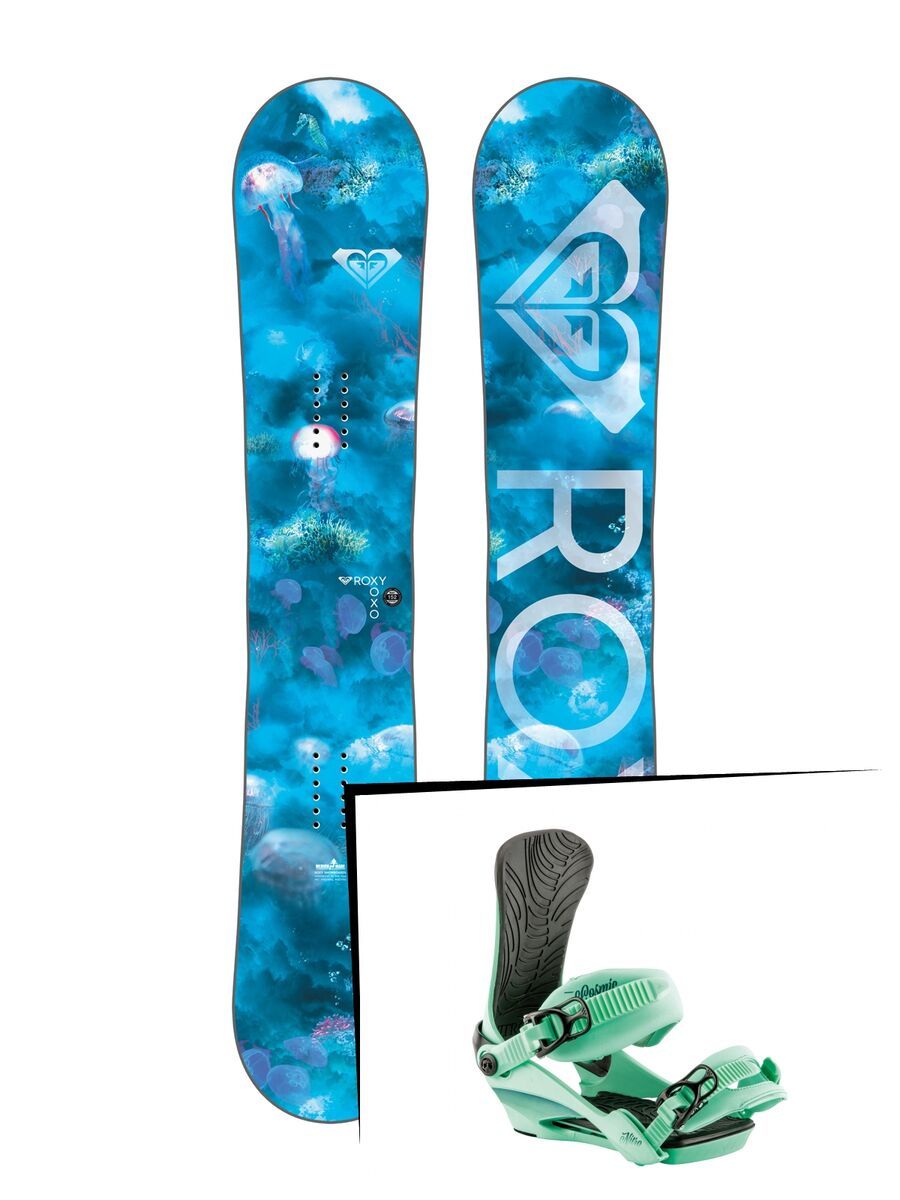 Set: Roxy Xoxo 2019 + Nitro Cosmic muted brights series coral - Bild 1