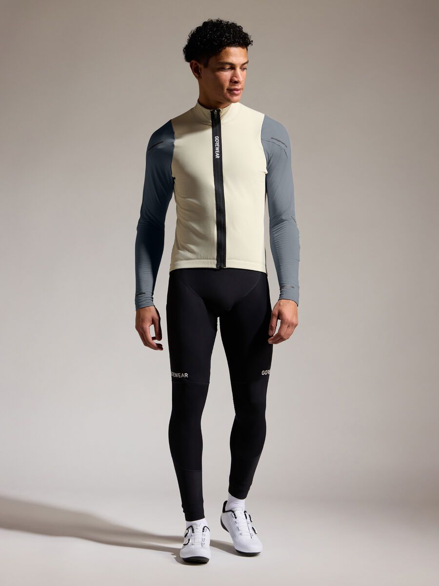 GOREWEAR Spinshift Thermo Langarm Trikot Herren, tech beige/lab graphite - Bild 6
