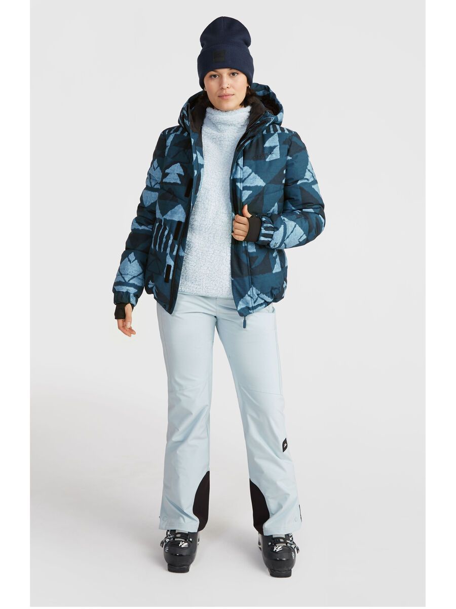 O’Neill Z.E.N. Puffer Hybrid Jacket Women, blue triangle ikat - Bild 12