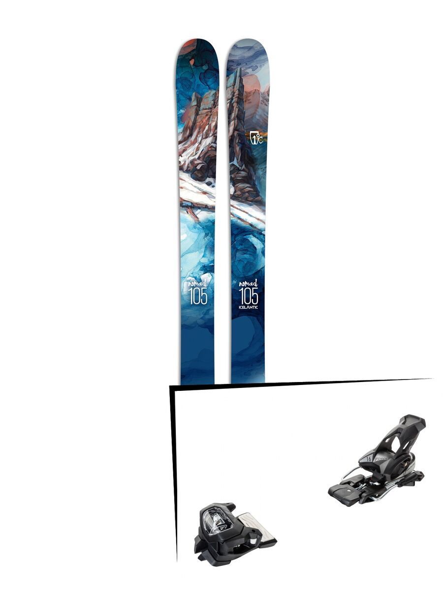 Set: Icelantic Nomad 2017 + Tyrolia Attack² 16 GW (2020405) - Bild 1