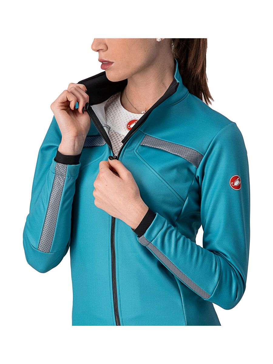 Castelli Dinamica Jacket, teal blue/silver reflex - Bild 6