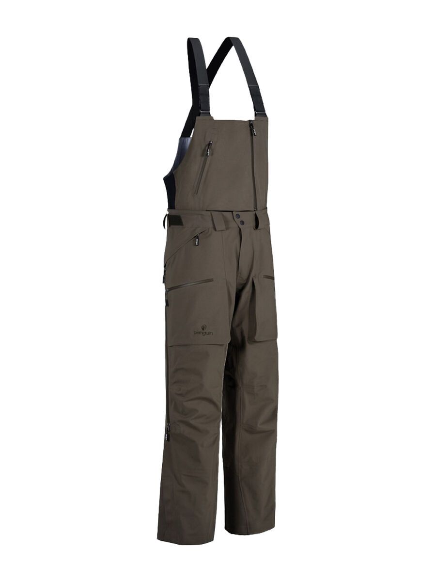 Penguin Männer 3 Lagen Dermizax Shell (Latz-) Hose, asphalt - Bild 1