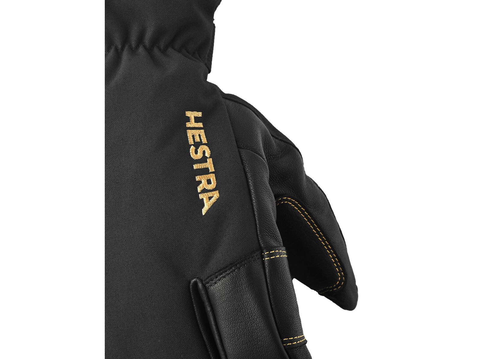 Hestra Army Leather Gore-Tex 3 Finger, black/black - Bild 4