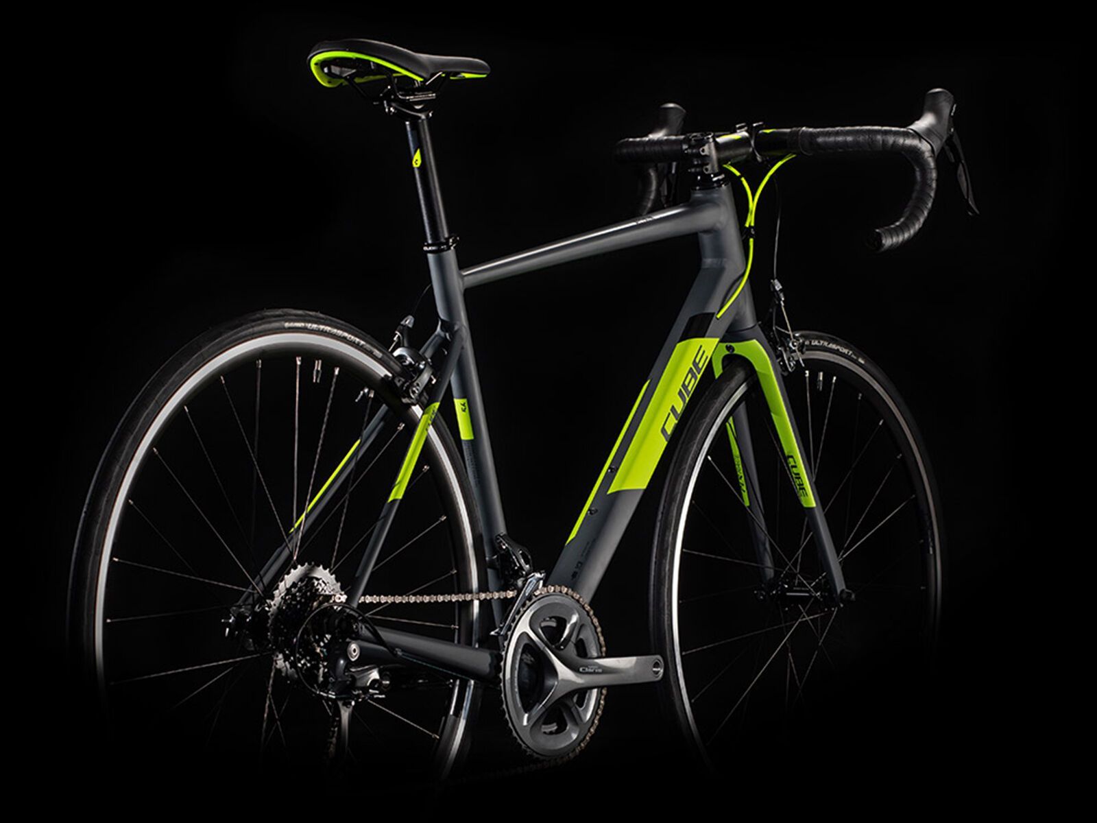 Cube Attain, grey´n´flashyellow - Bild 2