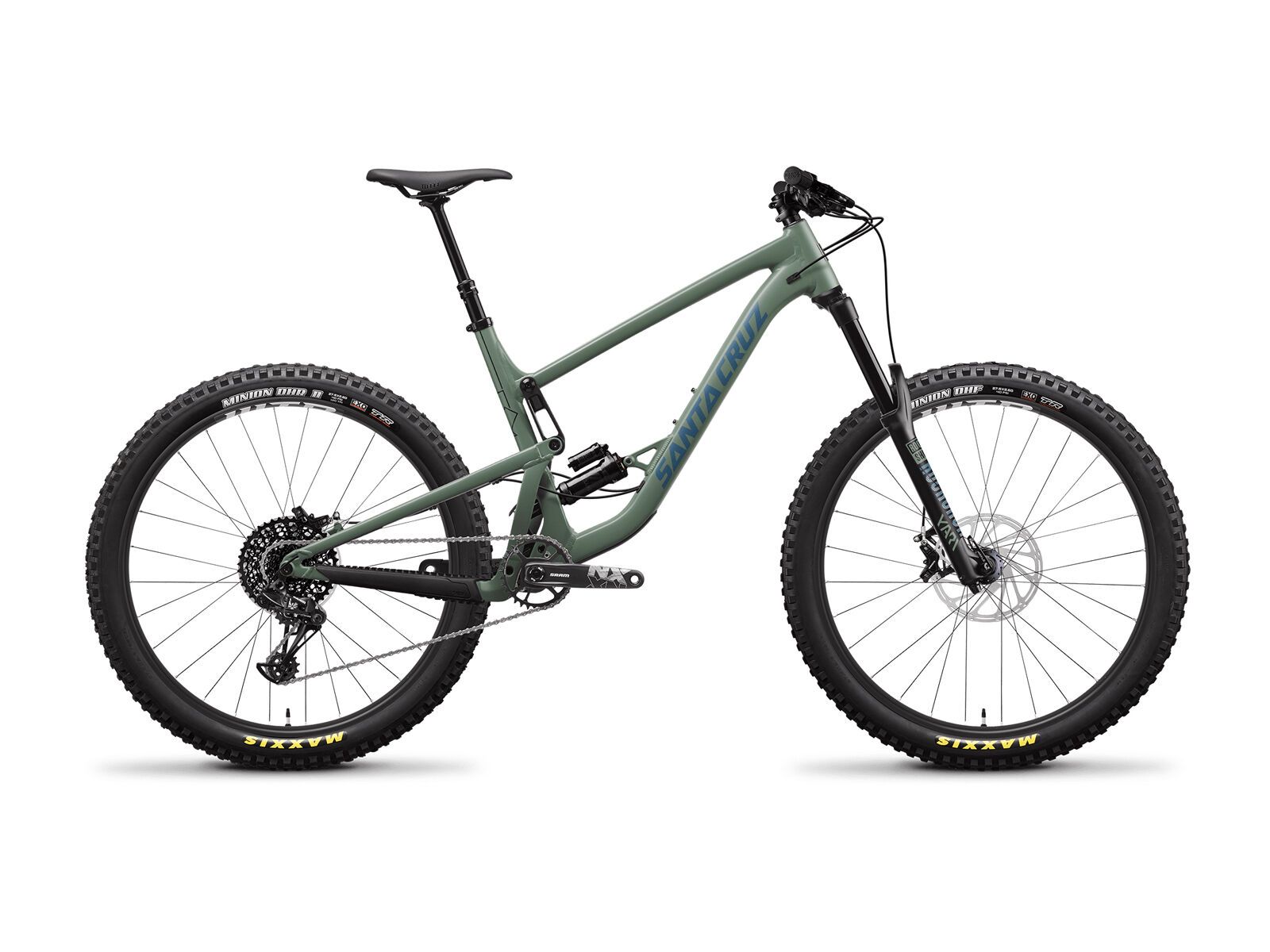 Santa Cruz Bronson AL R+, matte olive and blue - Bild 1