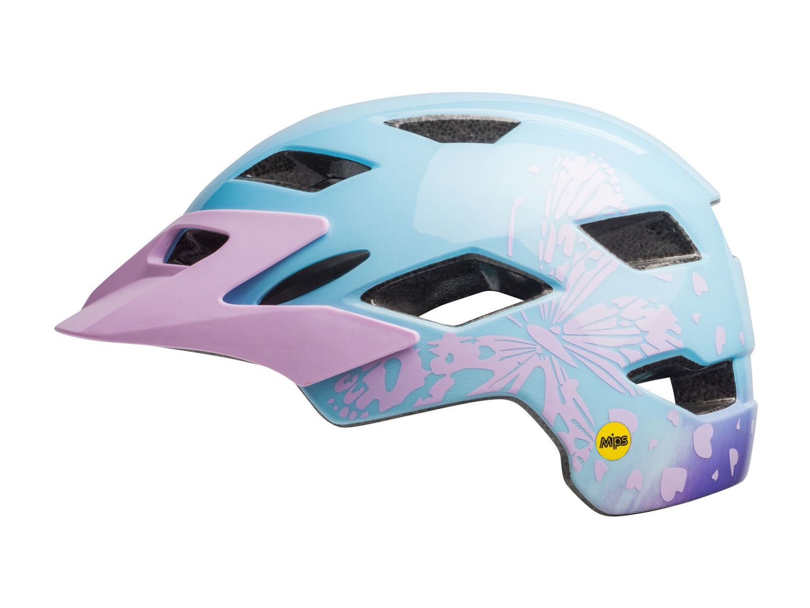 Bell Sidetrack Youth MIPS, gloss lilac flutter - Bild 2
