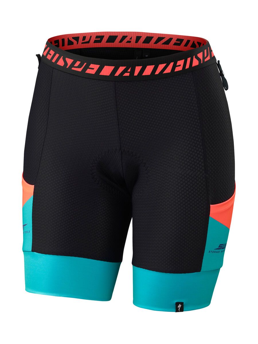 Specialized Women's Mountain Liner Shorts with SWAT, neon coral - Bild 1