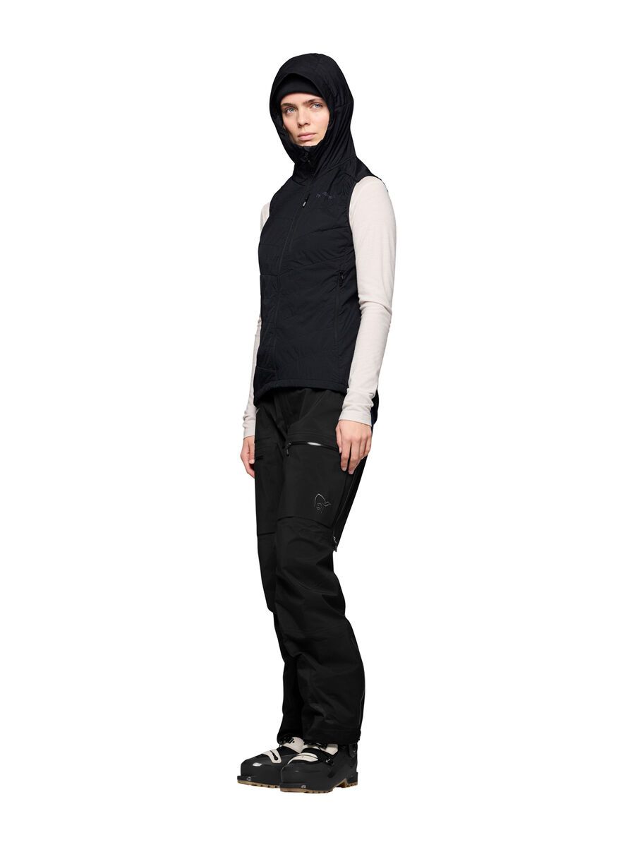 Norrona lyngen thermo100active Vest W's, caviar black - Bild 6