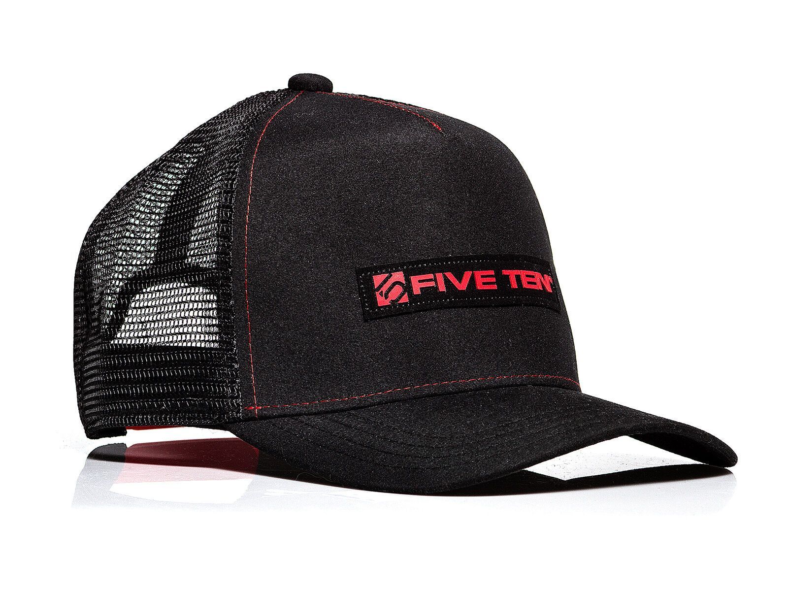 Five Ten D Trucker Hat, Black/Toro Red - Bild 1