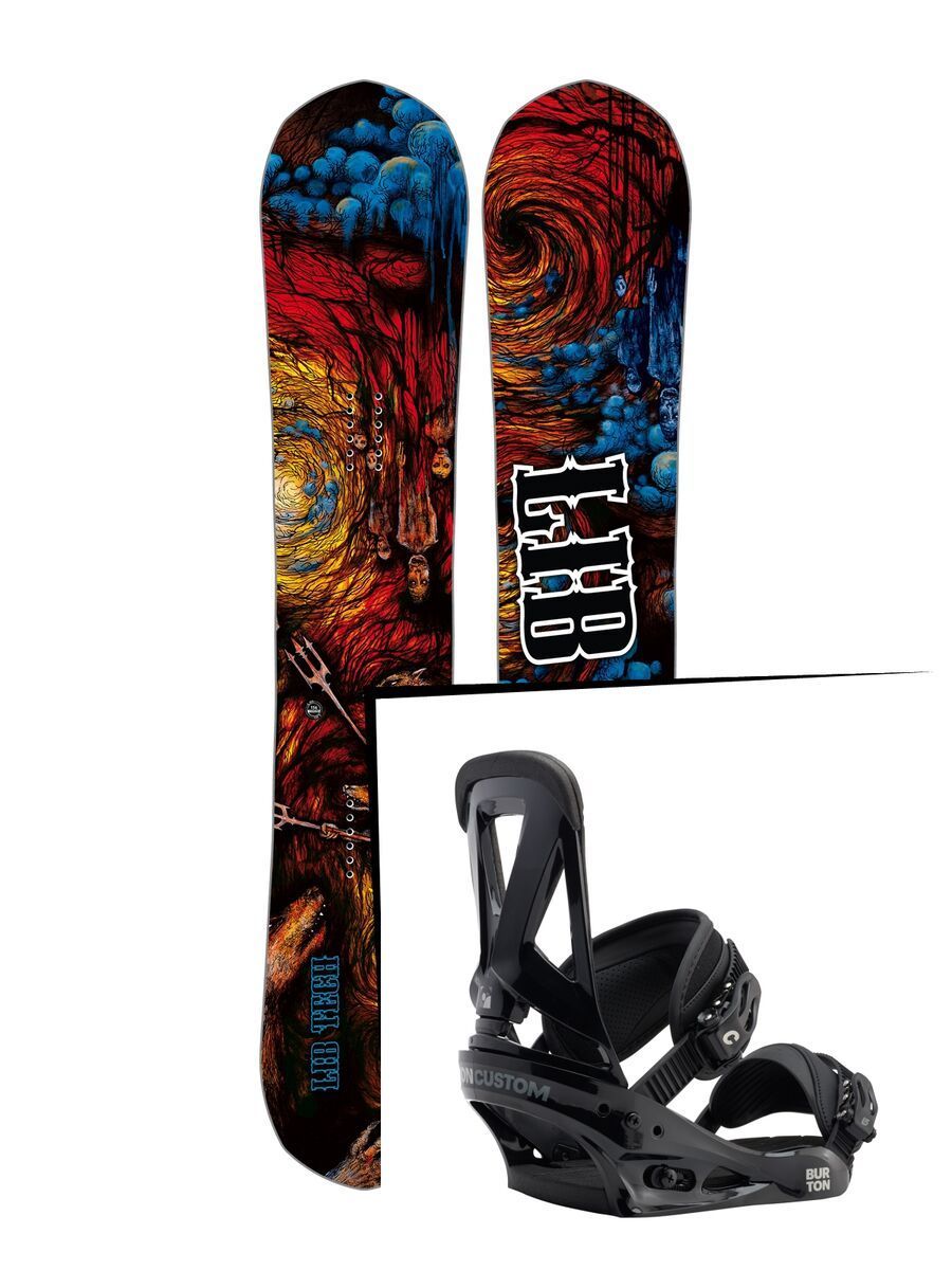 Set: Lib Tech From Hell Hot Knife 2017 + Burton Custom (1712739S) - Bild 1