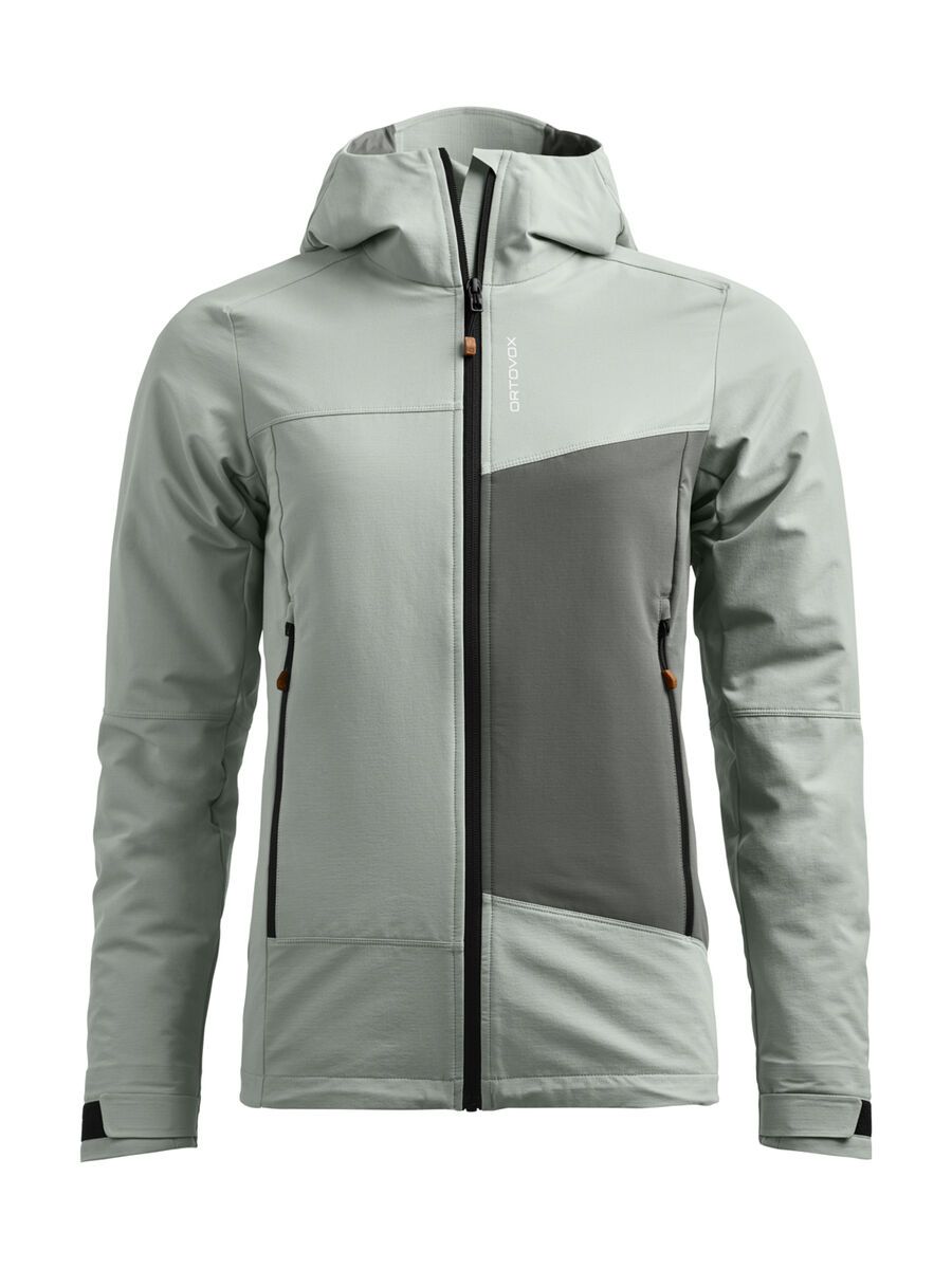 Ortovox Merino Shield Tec Seceda Softshell Jacket W, green sage - Bild 1