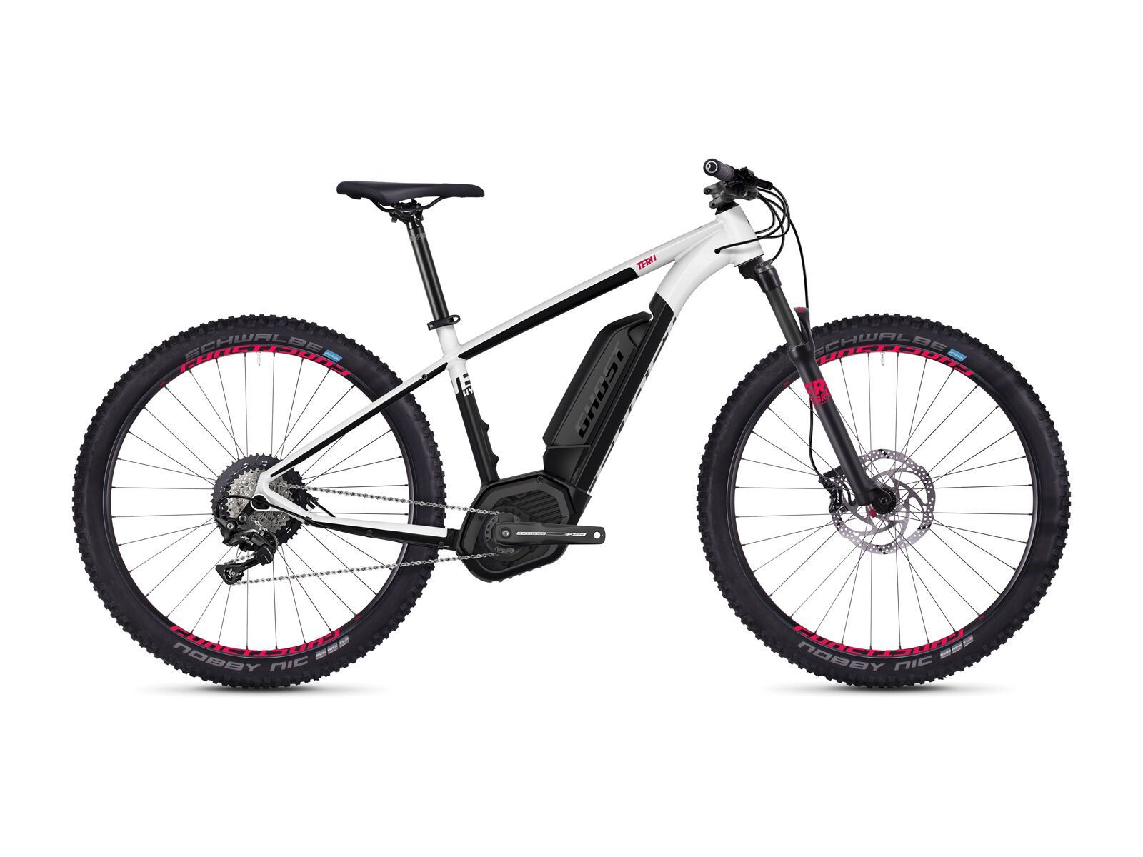 Ghost Hybride Teru B5.7+ W AL, star white/night black/neon pink - Bild 1