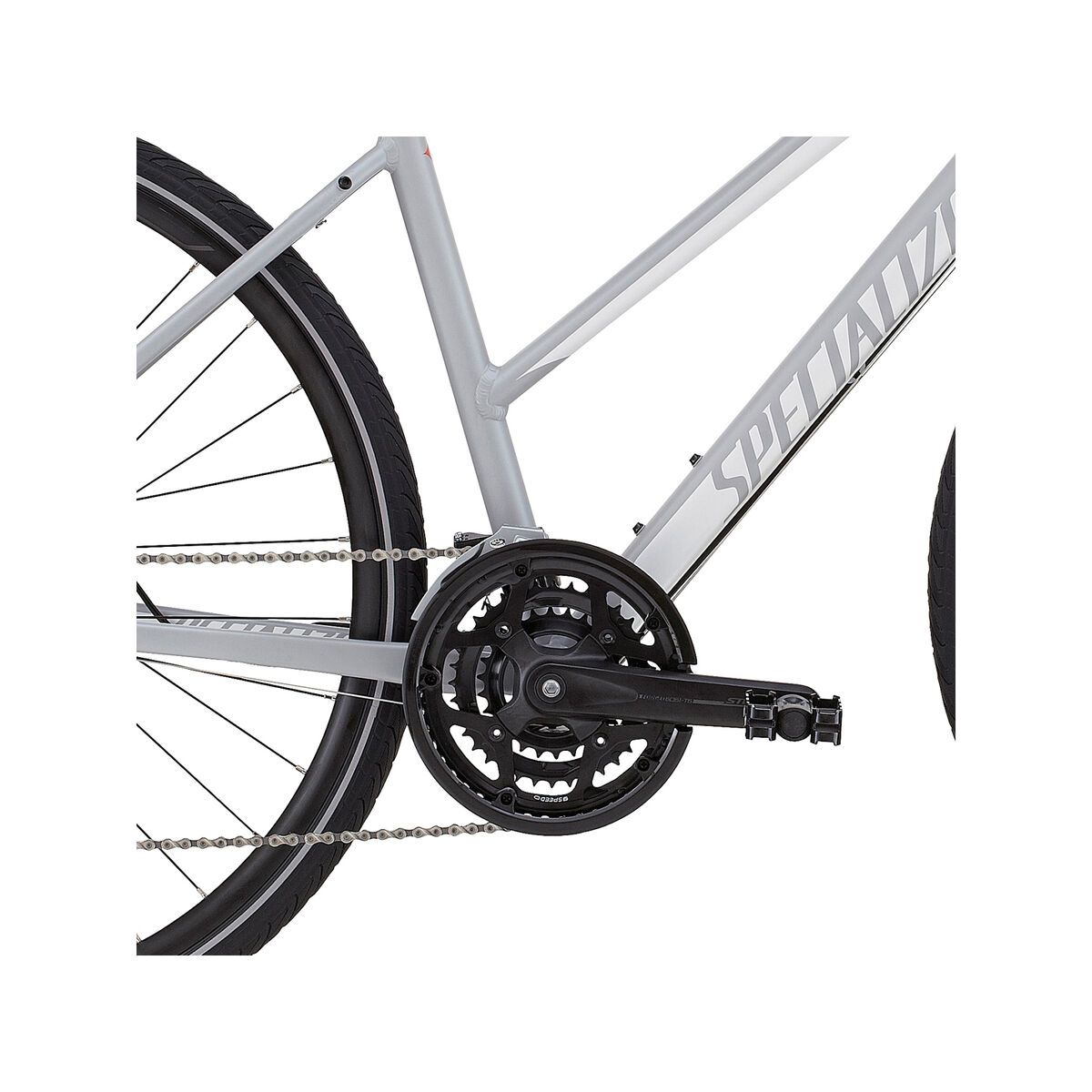 Specialized Vita Sport Disc Step Through, satin filthy white/metallic white/coral - Bild 3