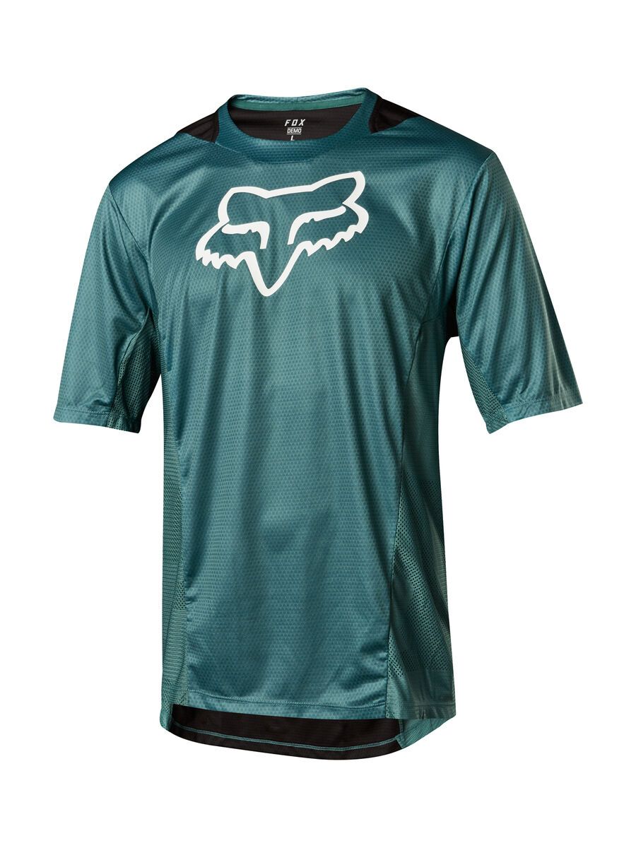 Fox Demo SS Camo Burn Jersey, pine - Bild 1