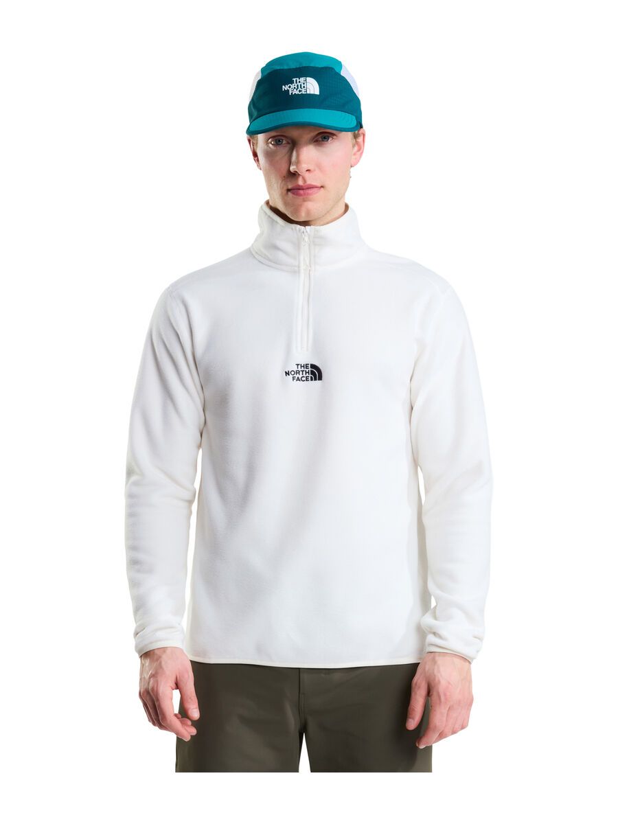 The North Face M Glacier 1/4 Zip Embroidered Logo, white dune - Bild 3