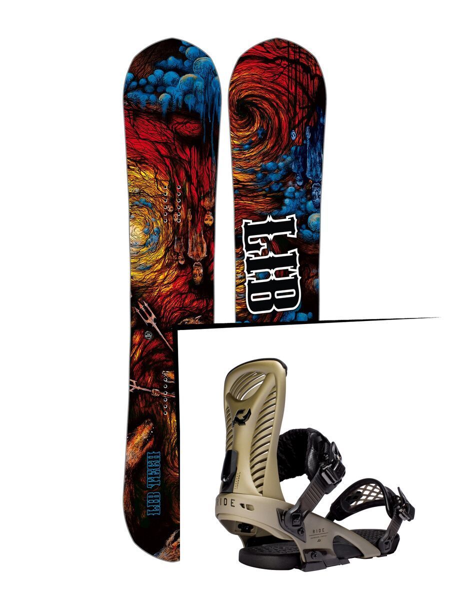 Set: Lib Tech From Hell Hot Knife 2017 + Ride Capo (1487146S) - Bild 1