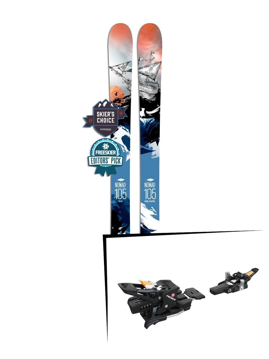 Set: Icelantic Nomad 105 Lite 2018 + Fritschi Tecton 12 - Bild 1