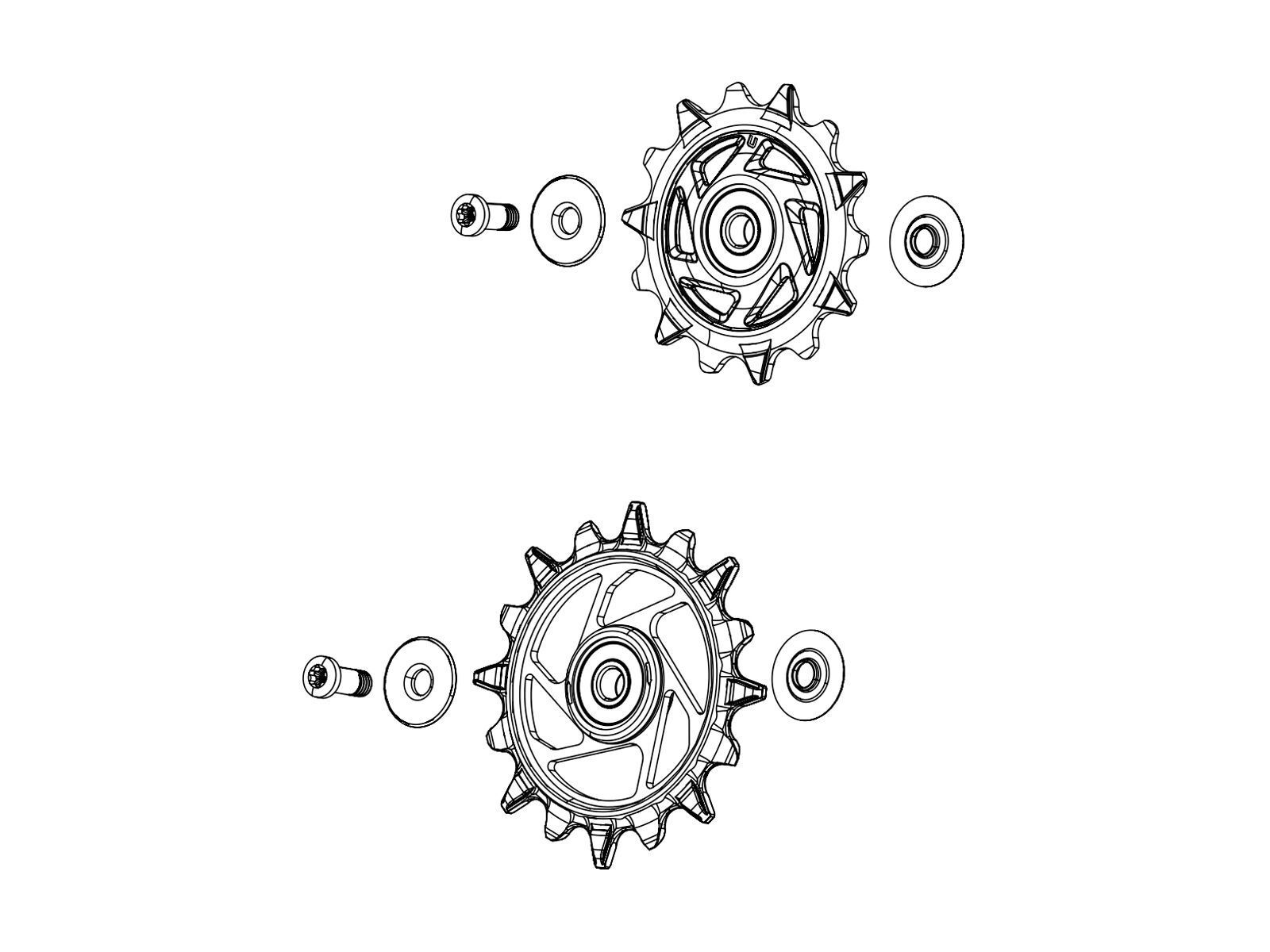 SRAM Schaltrollen-Set XX SL Eagle Transmission - Bild 1