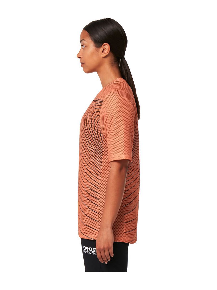 Oakley Wmns Factory Pilot RC SS Jersey, soft orange - Bild 6