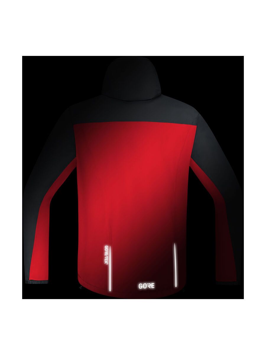 GOREWEAR C3 Gore-Tex Paclite Kapuzenjacke, red/black - Bild 5