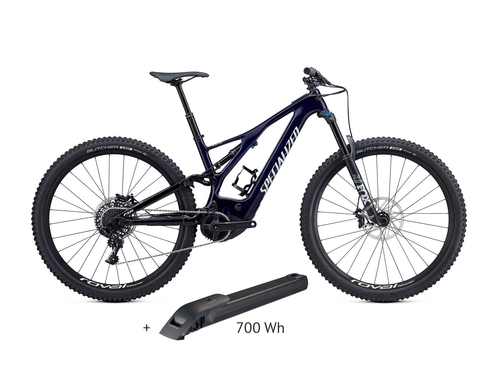 Specialized Turbo Levo FSR Comp Carbon - 1200 Wh 2019, blue tint/white - E-Bike - Bild 1