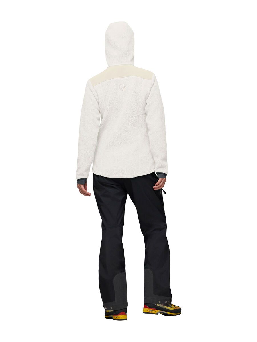 Norrona trollveggen warm3 Zip Hood W's, whisper white - Bild 5