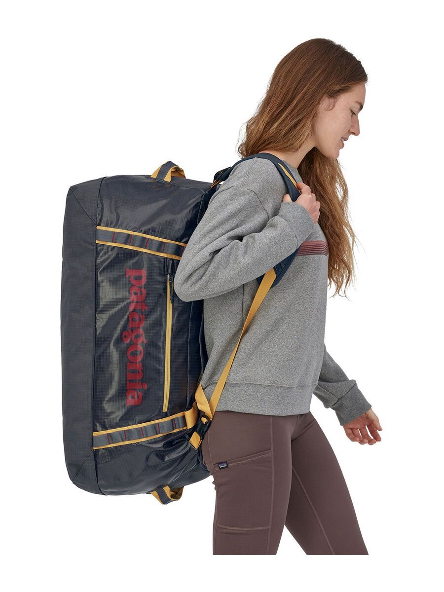 Patagonia Black Hole Duffel 70 L, smolder blue w/buckwheat gold - Bild 3
