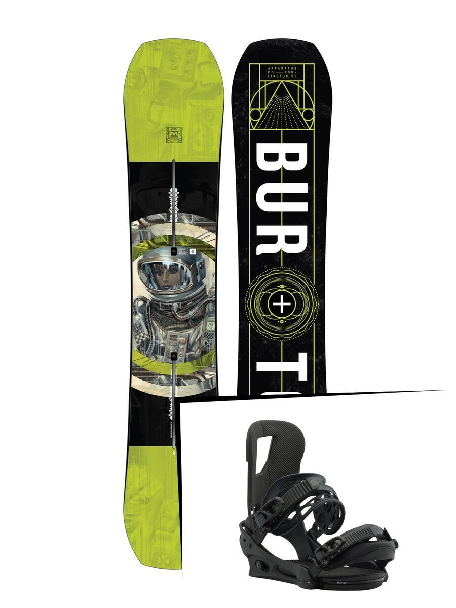 Set: Burton Paramount 2019 + Burton Cartel black matte - Bild 1