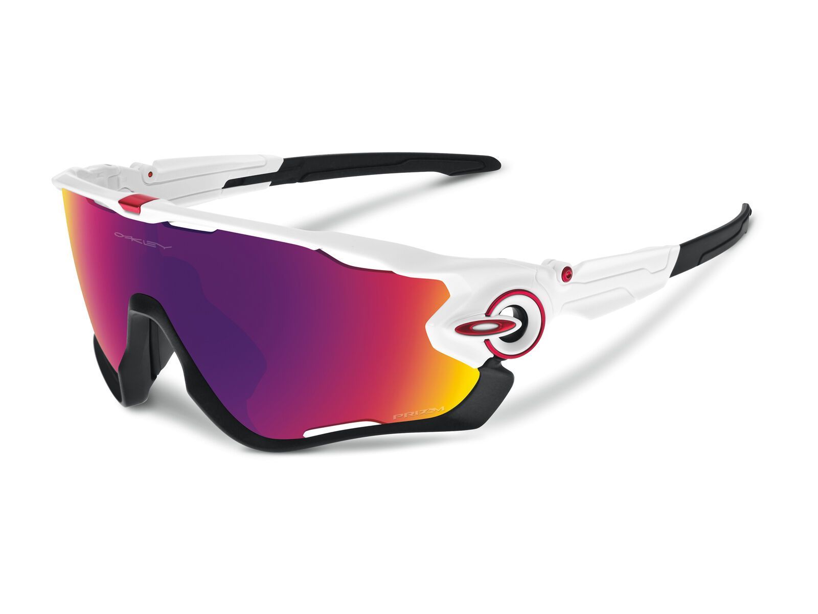 Oakley Jawbreaker Prizm Road, polished white/Lens: prizm road - Bild 1