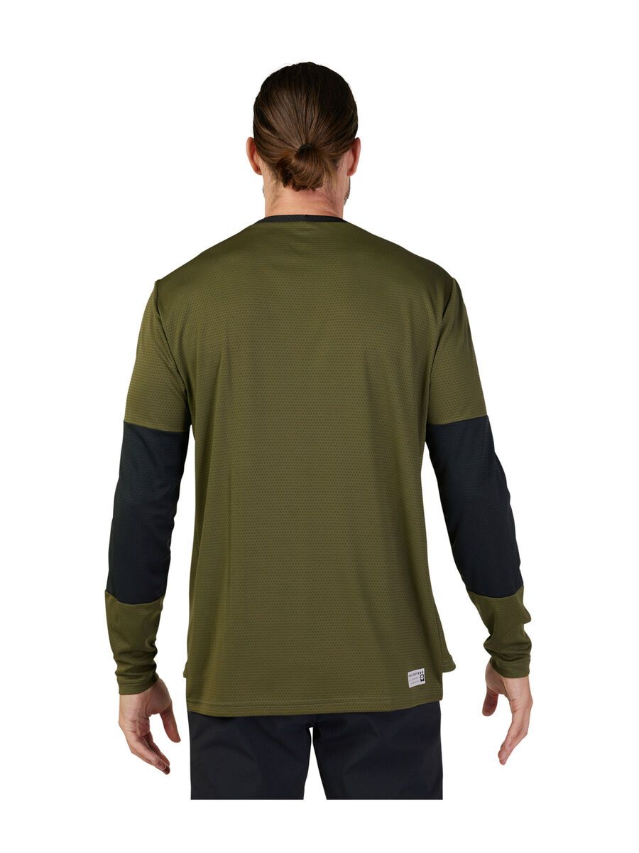 Fox Defend LS Jersey Fox Head, olive green - Bild 2