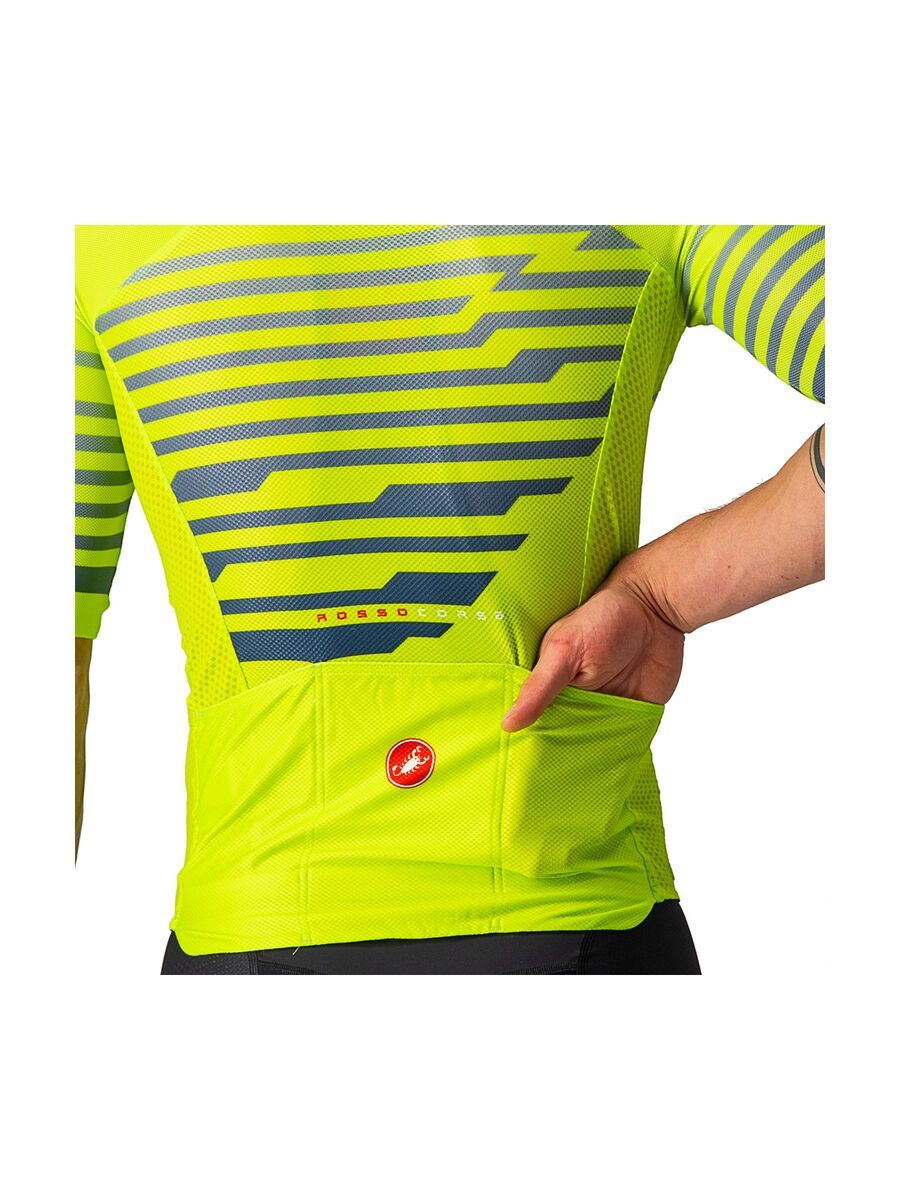 Castelli Climber's 3.0 SL Jersey, electric lime/blue - Bild 6