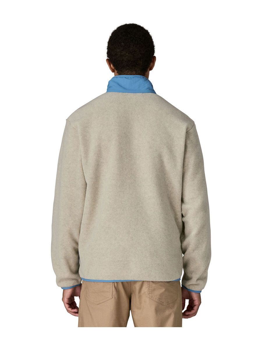 Patagonia Men's Synchilla Jacket, oatmeal heather w/shore blue - Bild 3