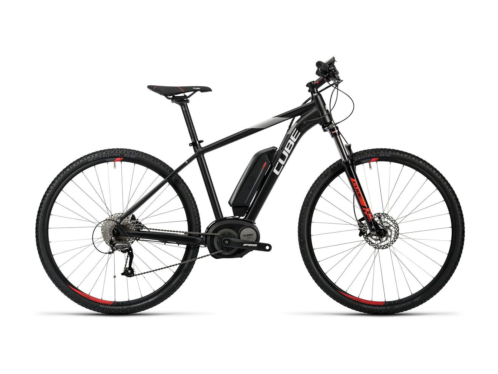 Cube Cross Hybrid Pro 400, black´n´red - Bild 1