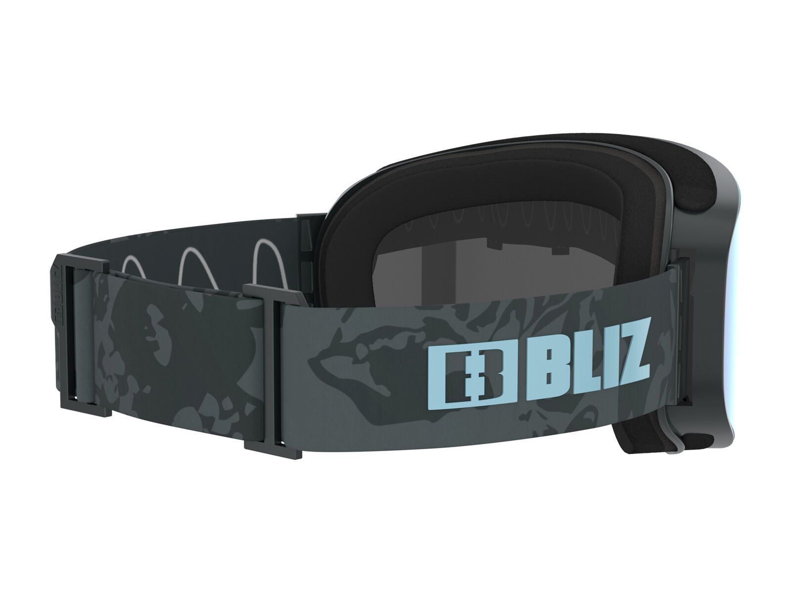 Bliz Flow, Smoke Ice Blue / matte grey - Bild 5