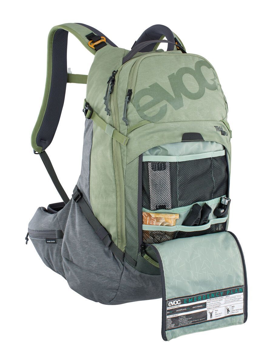 Evoc Trail Pro 26l - L/XL, light olive/carbon grey - Bild 5